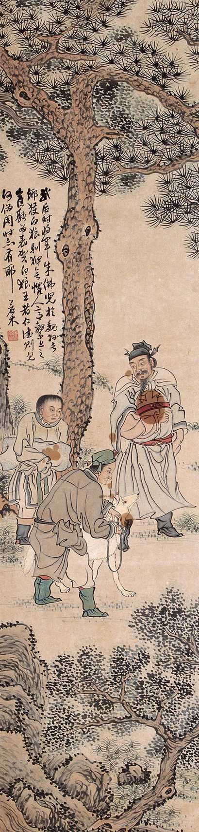 陈崇光 人物 立轴